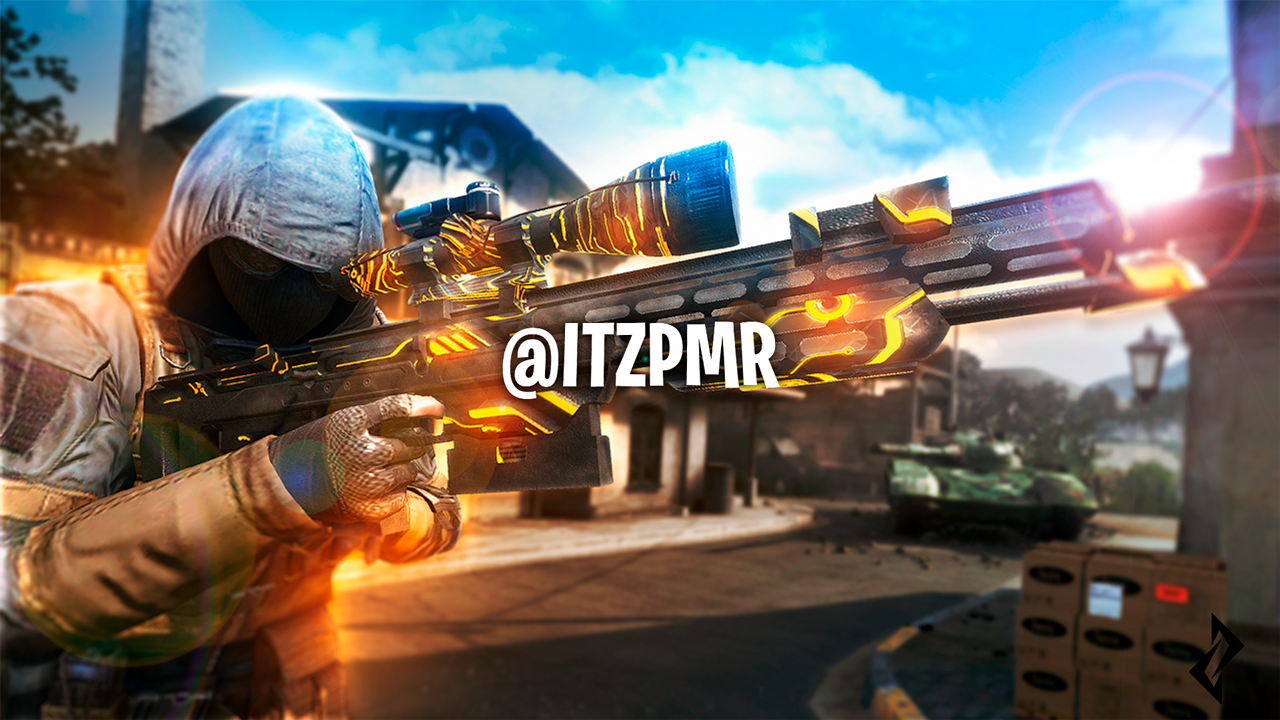 Black Ops 2 DSR Sniper Thumbnail (BO2 Soldier holding sniper) [Product 014]